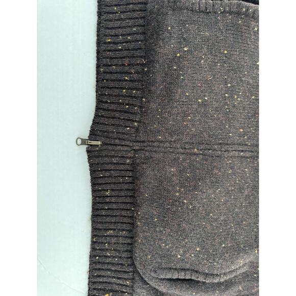 Pendleton Mens Vest Sz L Shetland Wool Reversible Speckled Full Zip Outdoor Work - Picture 4 of 13
